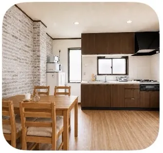 Guesthouse kitchen
