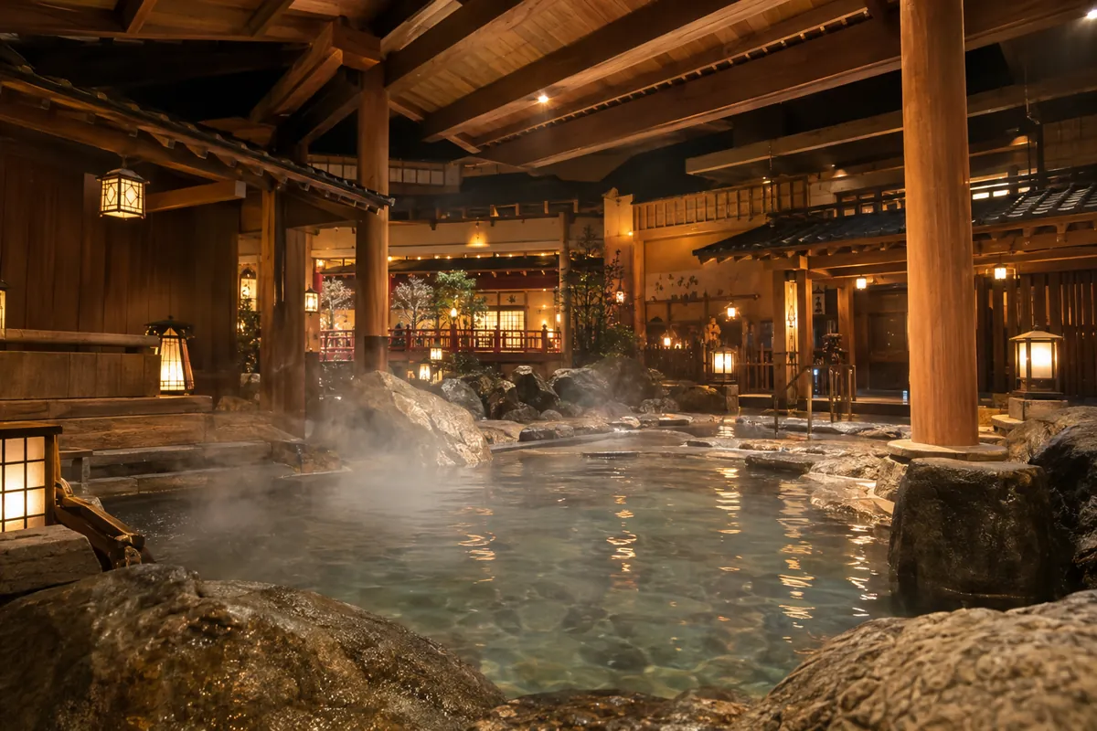 Solaniwa Onsen hot spring theme park